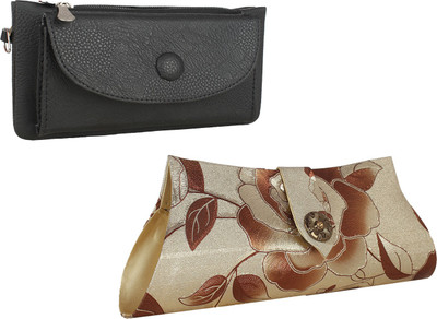 

Element Cart Casual, Formal, Party Multicolor Clutch