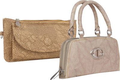 

Fillincart Casual, Formal, Party Beige Clutch