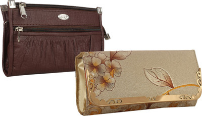 

Element Cart Casual, Formal, Party Multicolor Clutch