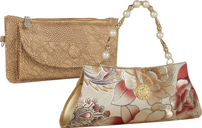 

Element Cart Casual, Formal, Party Multicolor Clutch