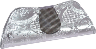

minaar Casual, Party, Formal Silver Clutch