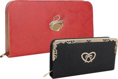 

Fillincart Casual, Formal, Party Pink, Black Clutch, Black;pink