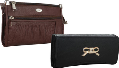 

Element Cart Casual, Formal, Party Brown, Black Clutch, Black;brown