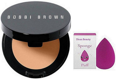 

divas beauty SPONGE puff & bobbi brown Correcteur Cream Concealer(Set of 2)