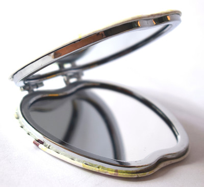 

oramsa Multicolor Printed Designer Compact Mirror - Dual Mirror, (Normal and 3x Magnification)