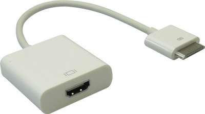 

Microware HDMI to iPAD HDMI Adapter(Compatible with Mobile, White)
