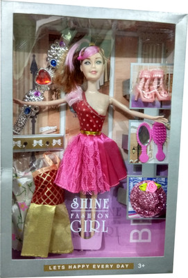 

lifestylesection princess shine doll for kids (MULTICOLOR)(Multicolor)