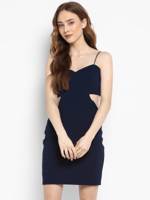 KAZO Women Bodycon Blue Dress