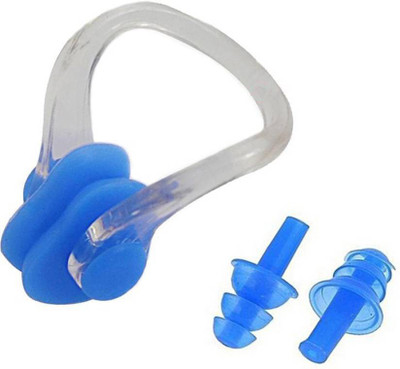 

StepInnStore Soft Silicone Swimming Ear Plug & Nose Clip(Multicolor)