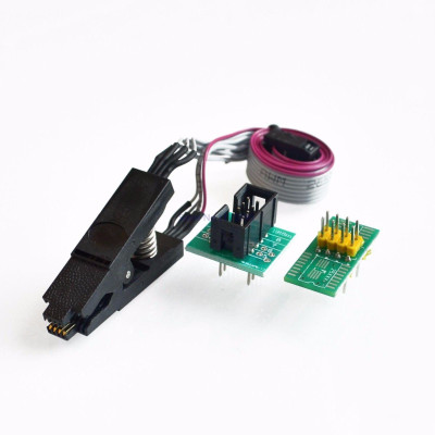 

TECHNOLOGYBAZAR Soic8 Sop8 Test Clip For Eeprom 93cxx / 25cxx / 24cxx In-circuit Programming+2 A Interconnect Electronic Hobby Kit