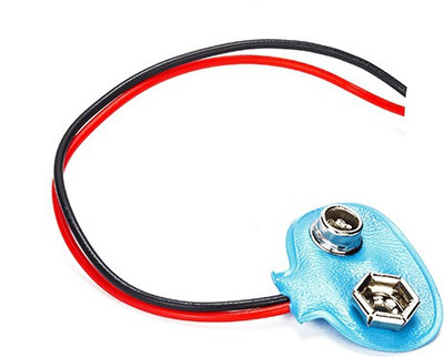 

arduino 9V Battery Snap Connector T Cap (Battery Connectorfor Electronics projects Power Supply Electronic Hobby Kit