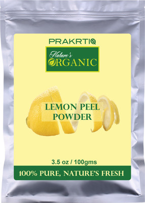 

Prakrtiq Nature's Organic Lemon Peel Powder 100gms(100 g)