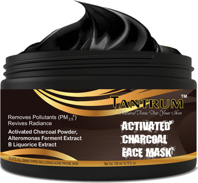 

TANTRUM ACTIVATED CHARCOAL MASK FOR BLACK HEAD REMOVER (100g)(130 g)