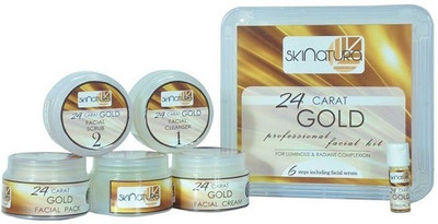 

Skinatura 24 Carat Gold Professional Facial Kit (Pack of 6) 310 g