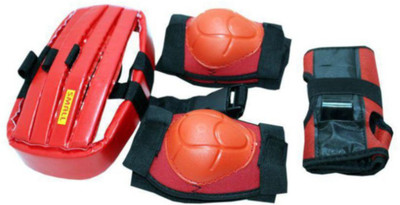 Aish n Bless Kids Skating Guard Combo(S, Red)