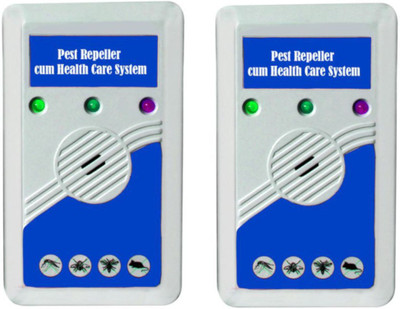 

Aish n Bless Electro Magnetic Pest Repellent For Mosquitoes,Rats,Cockroach,Bugs,Lizards, Spiders, & Other Insect(Pack of 2)