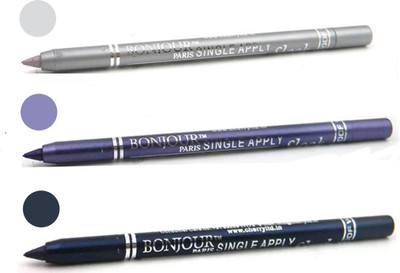 

Bonjour Paris Party wear kajal(silver, purple, party blue.)