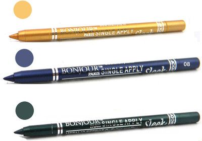 

Bonjour Paris Party wear kajal(golden, navy blue, green.)