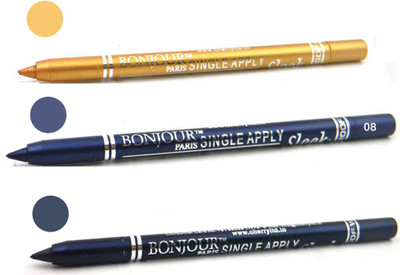

Bonjour Paris Party wear kajal(golden, navy blue, party blue.)
