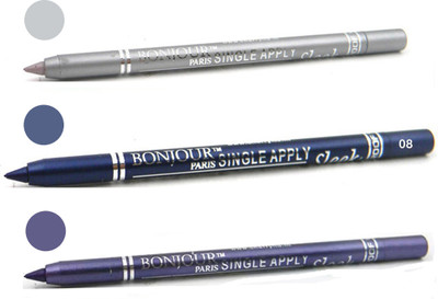 Bonjour Paris Party wear kajal(silver, navy blue, purple.)