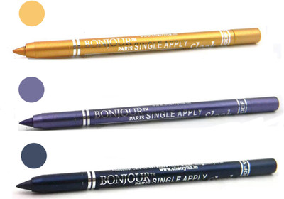 

Bonjour Paris Party wear kajal(golden, purple, party blue.)