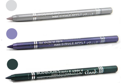 

Bonjour Paris Party wear kajal(silver, purple, green.)