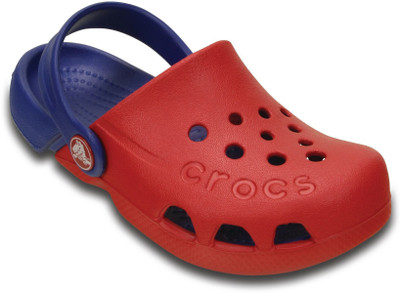 

Crocs Boys & Girls Slip-on Clogs(Red, Pepper/cerulean blue