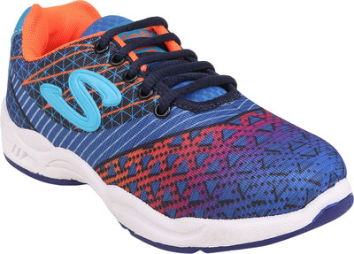 

WINDY Boys & Girls Lace Running Shoes(Blue, Bl/org
