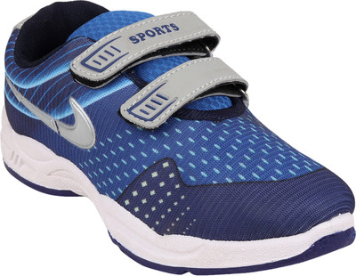 

WINDY Boys & Girls Velcro Running Shoes(Light Blue