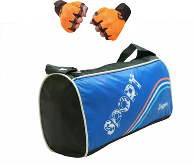

Snipper Cobmo of Sport Blue bag and Orange Gloves Gym & Fitness Kit