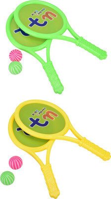 

Aarushi Badminton Tennis Rackets with Four Balls for Children (Pack of 2) Badminton Kit