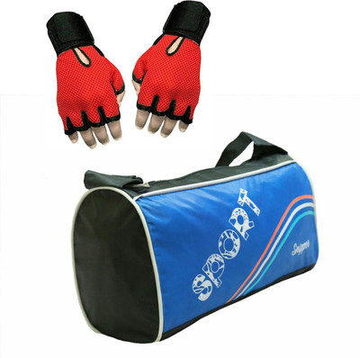 

Snipper Cobmo of Sport Blue bag and Red Gloves Gym & Fitness Kit