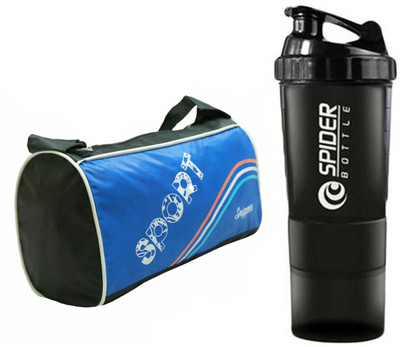 

Snipper Cobmo of Sport Blue bag and Black Shaker Gym & Fitness Kit