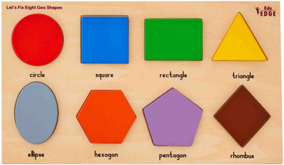 

Eduedge eight shapes(Multicolor)
