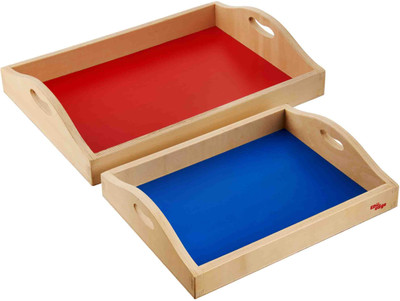 

Eduedge wooden empty trays(Beige)