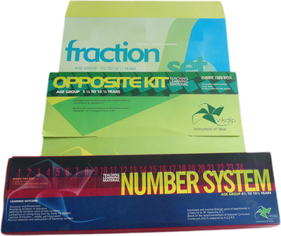 

Vikalp India Pvt. Ltd. Play with Fraction(Multicolor)