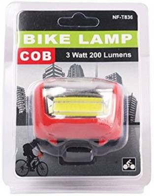 

Iktu Flashlight LED Bicycle Light front Light 3 modes LED Front Light(Multicolor), Multicolored