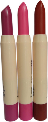 

Menow Matic Lipstick Pack of 3 Shade-E(Multicolor)