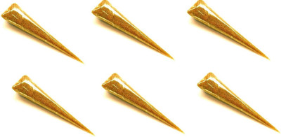 

Goyal Traders Super Brown Herbal High Quality Mehendi Cone (6 Pcs ) Natural Mehendi(Pack of 6)