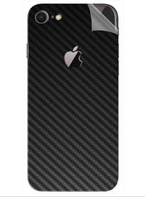 Snooky Apple iPhone 8 Plus Mobile Skin(Black Carbon Fiber)