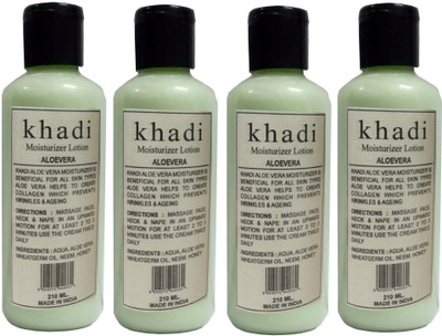 

Khadi Herbal Aloevera Moisturizer Lotion(840 ml)