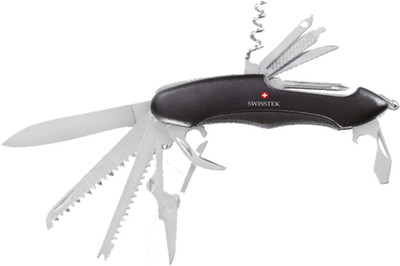 

Swisstek Multi Function Knife Tool 12 Multi-utility Knife(Black)