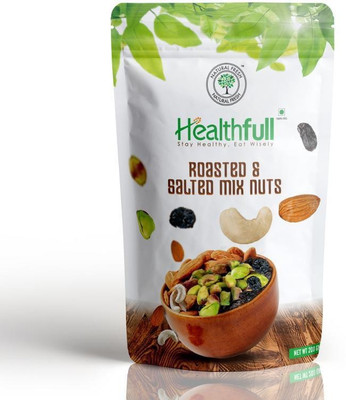 

Healthfull Roasted & Salted Mix Nuts, 200g. Assorted Nuts(200 g, Pouch)