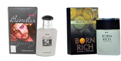 

Riya Bindas and Born Rich Perfume 100ML Each (Pack of 2) Eau de Parfum - 200 ml(For Men & Women)