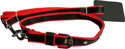 

UDAK GOOD QUALITY 1 INCH WHITE BORDER DESIGNED RED DOG COLLAR BELT, 1.5M-2M LENGTHY Dog Collar & Leash(, MULTI-COLOUR