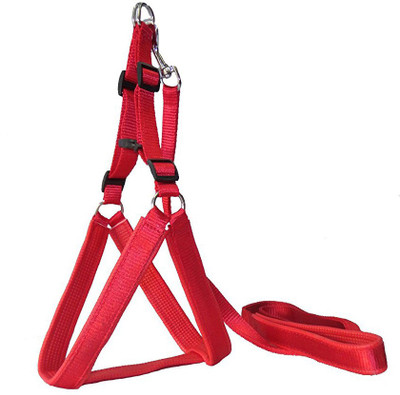 Furious3D Dog Harness & Leash(, RED