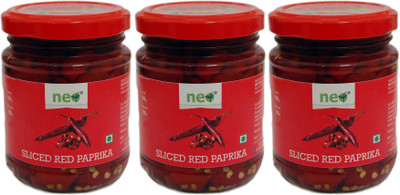 

NEO Red Paprika, 180g (Pack of 3) Red Chilli Murabba(180 g, Pack of3)