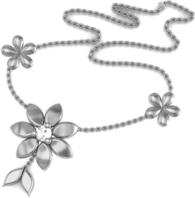 

Avsar NECKLACE1WN Princess White Gold Precious Necklace(18kt)