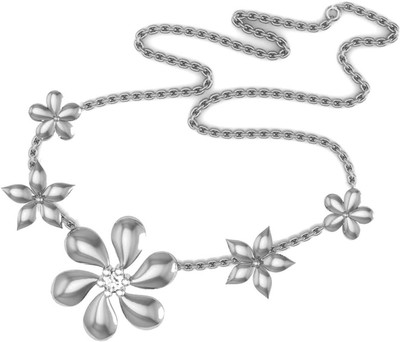 

Avsar NECKLACE2WN Princess White Gold Precious Necklace(18kt)