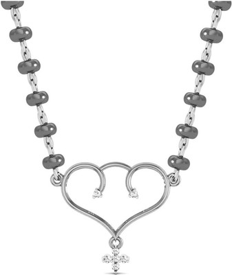 

Avsar NECKLACE6WN Princess White Gold Precious Necklace(18kt)